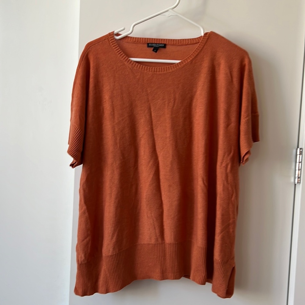 Eileen Fisher Dolman Sleeve Tencel Merino Blend Sweater (Plus)